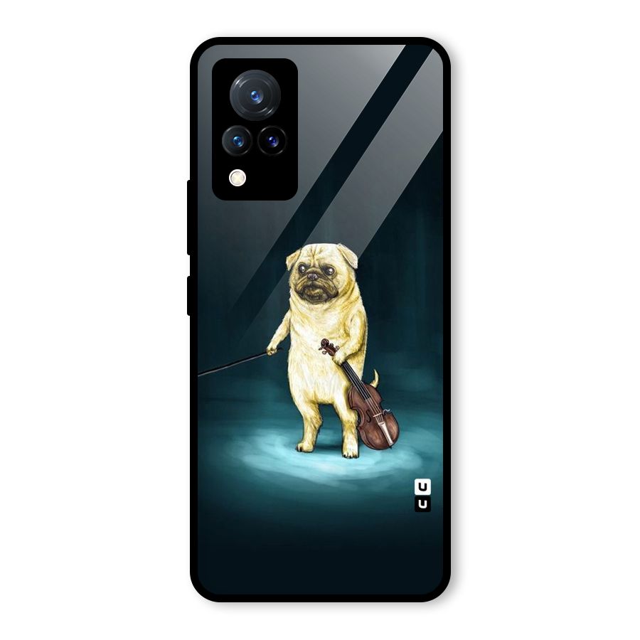 Violin Master Glass Back Case for Vivo V21 5G
