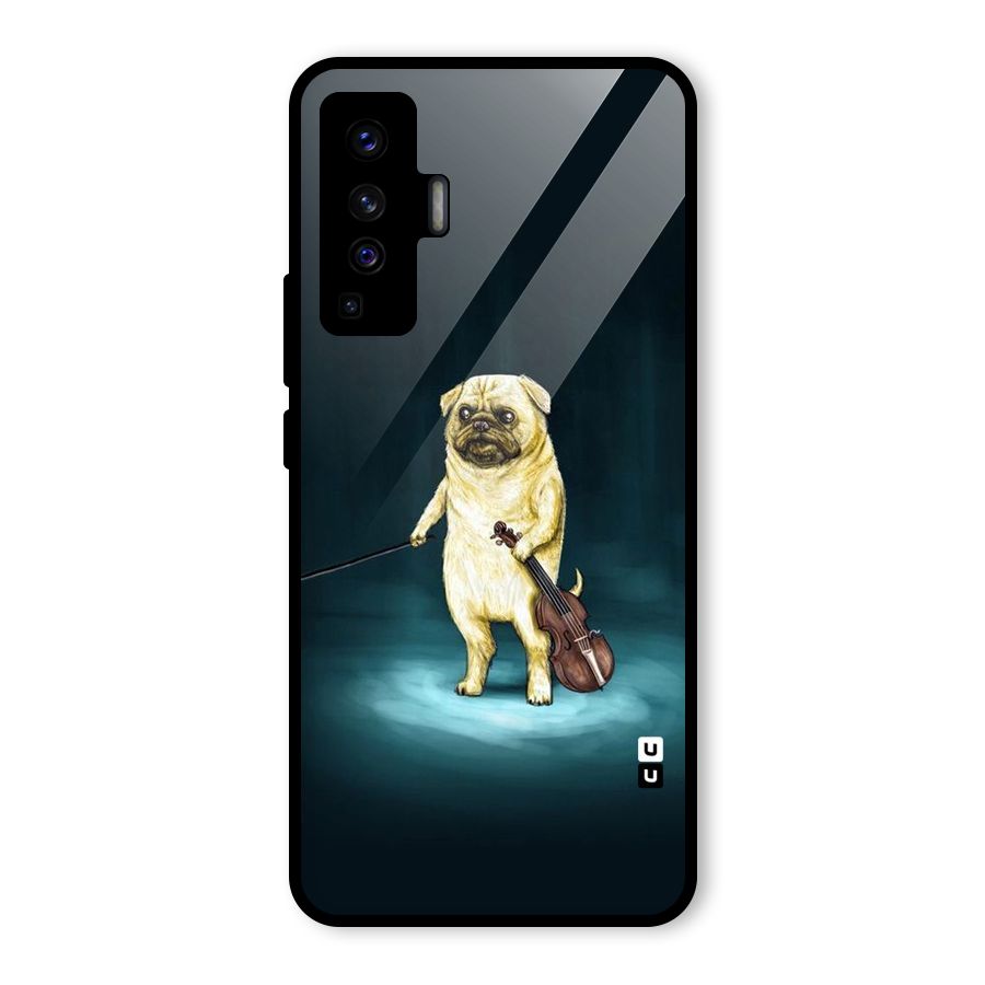 Violin Master Glass Back Case for Vivo X50