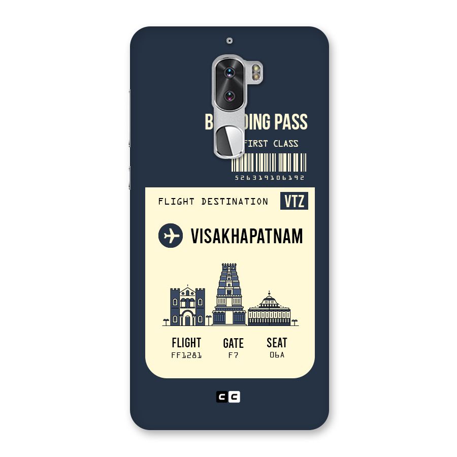 Vishakapatnam Boarding Pass Back Case for Coolpad Cool 1