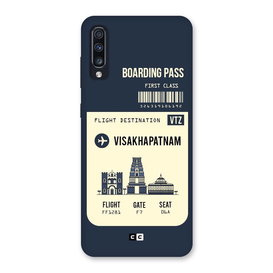 Vishakapatnam Boarding Pass Back Case for Galaxy A70