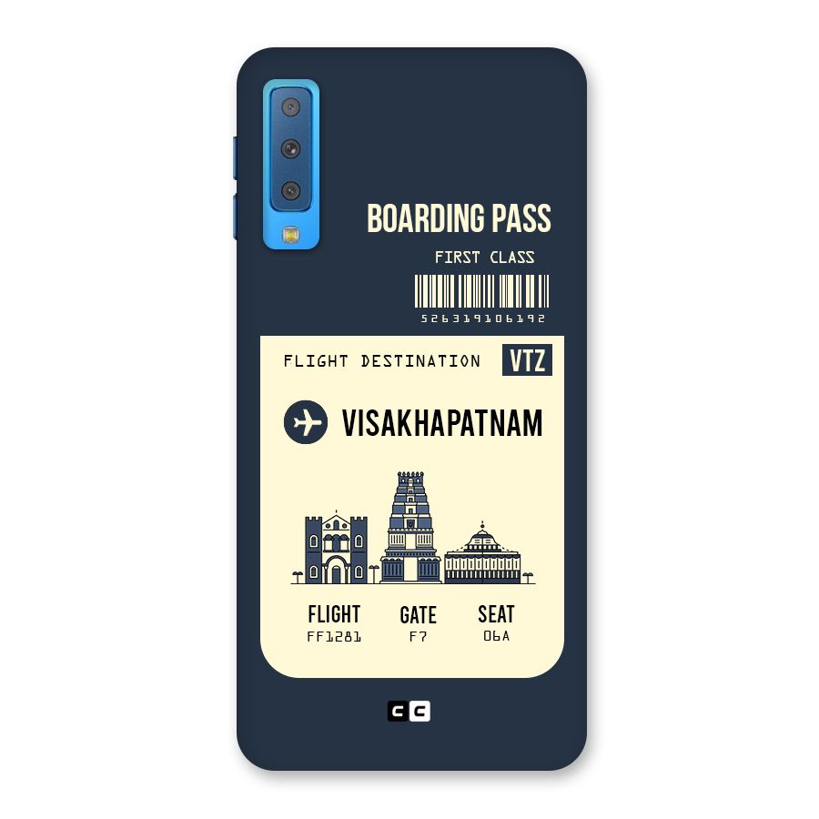 Vishakapatnam Boarding Pass Back Case for Galaxy A7 (2018)