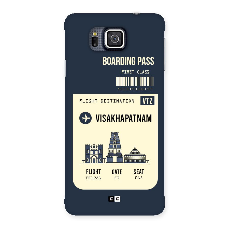 Vishakapatnam Boarding Pass Back Case for Galaxy Alpha