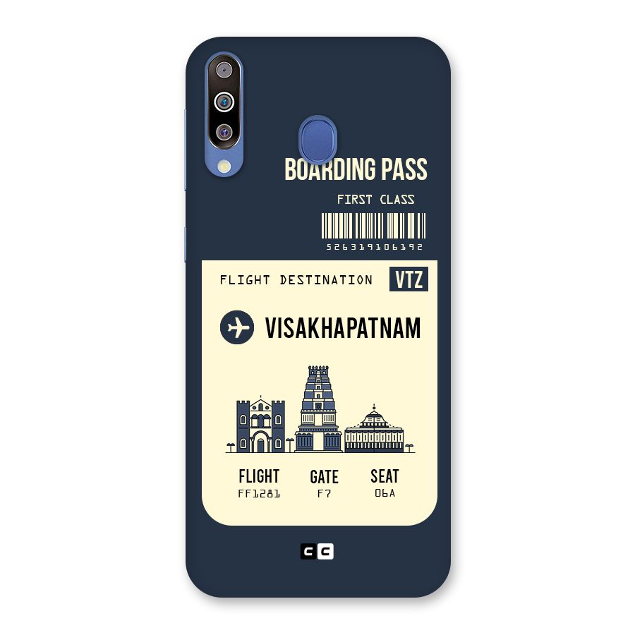 Vishakapatnam Boarding Pass Back Case for Galaxy M30