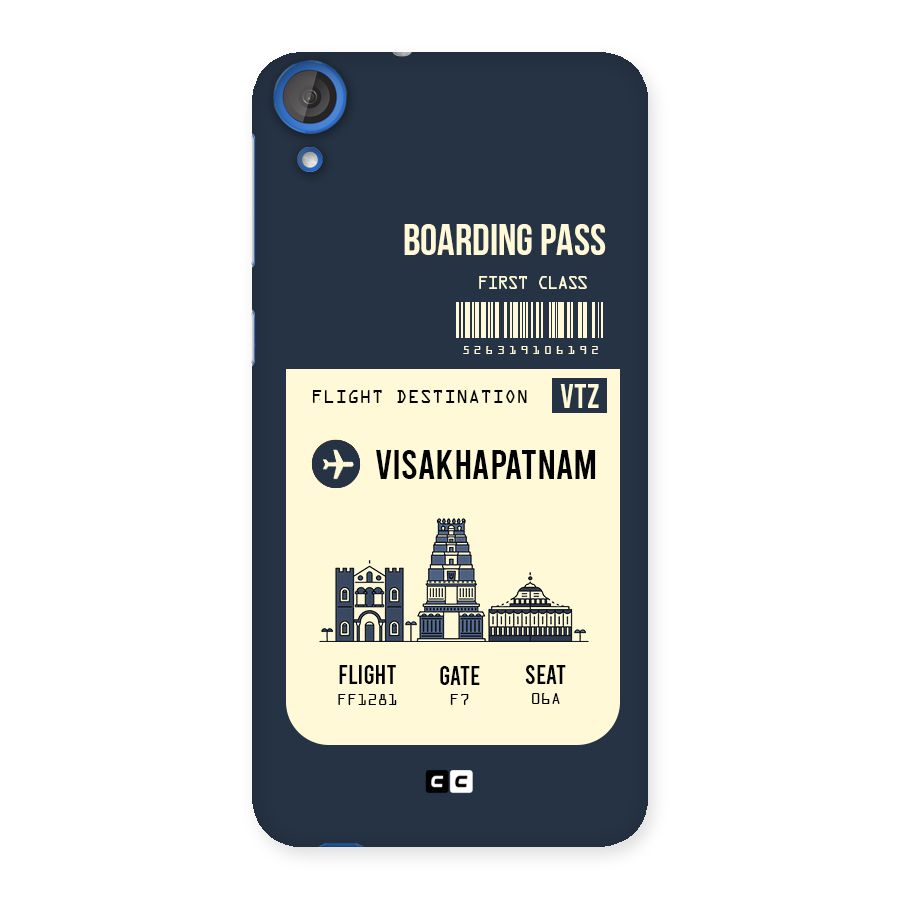 Vishakapatnam Boarding Pass Back Case for HTC Desire 820s