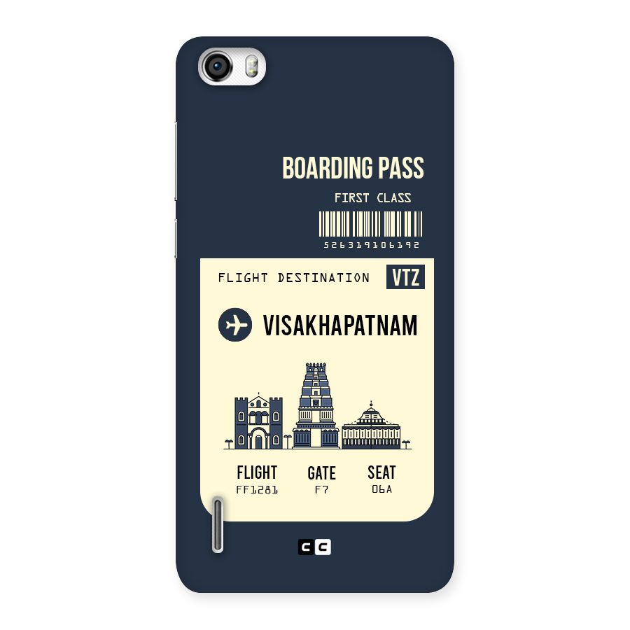 Vishakapatnam Boarding Pass Back Case for Honor 6