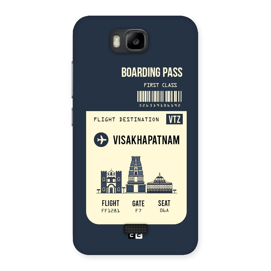 Vishakapatnam Boarding Pass Back Case for Honor Bee