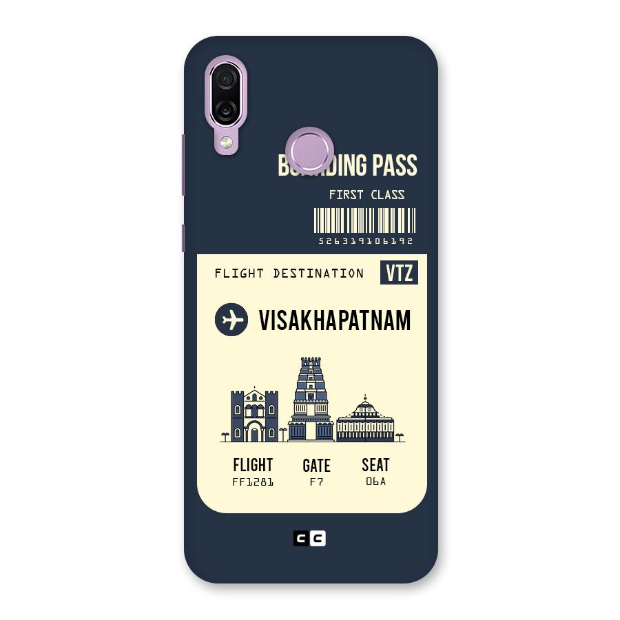 Vishakapatnam Boarding Pass Back Case for Honor Play