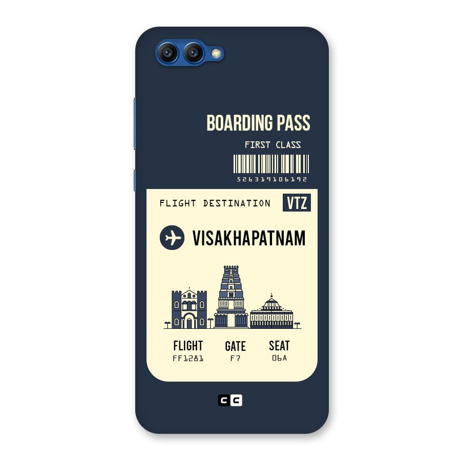Vishakapatnam Boarding Pass Back Case for Honor View 10
