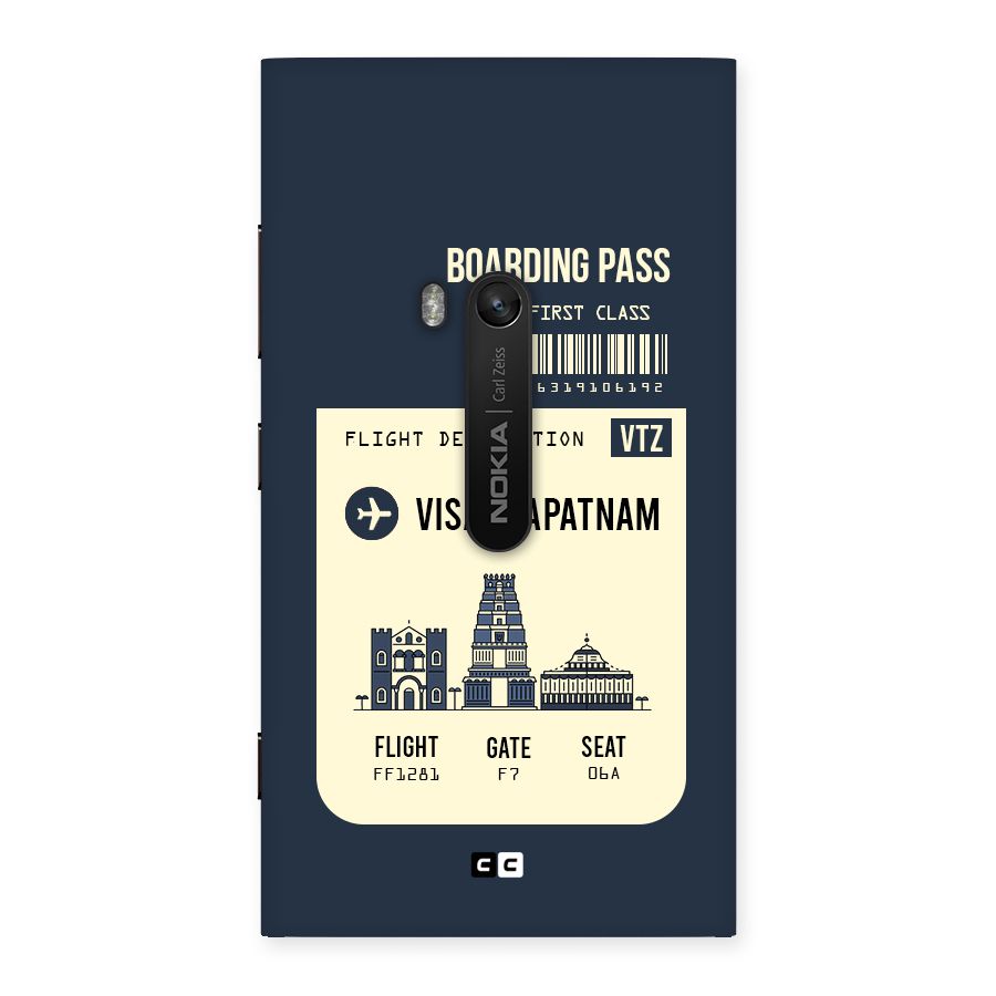 Vishakapatnam Boarding Pass Back Case for Lumia 920