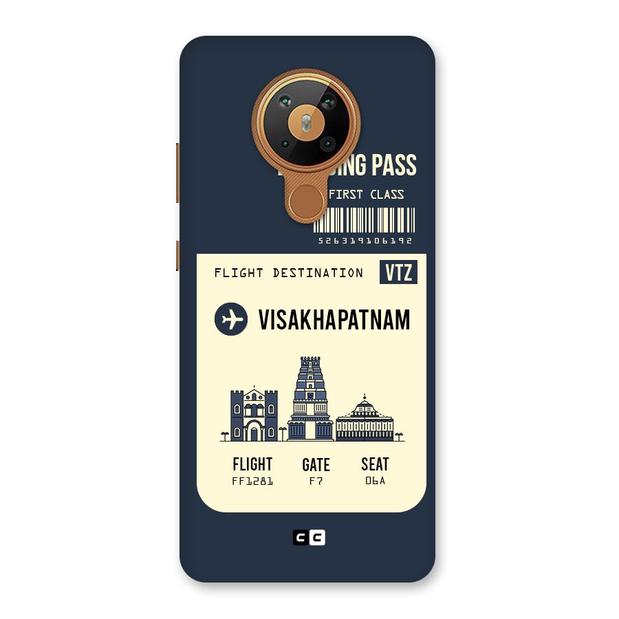 Vishakapatnam Boarding Pass Back Case for Nokia 5.3