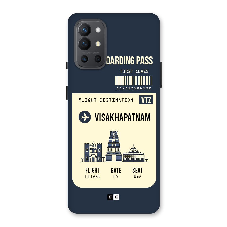 Vishakapatnam Boarding Pass Back Case for OnePlus 9R