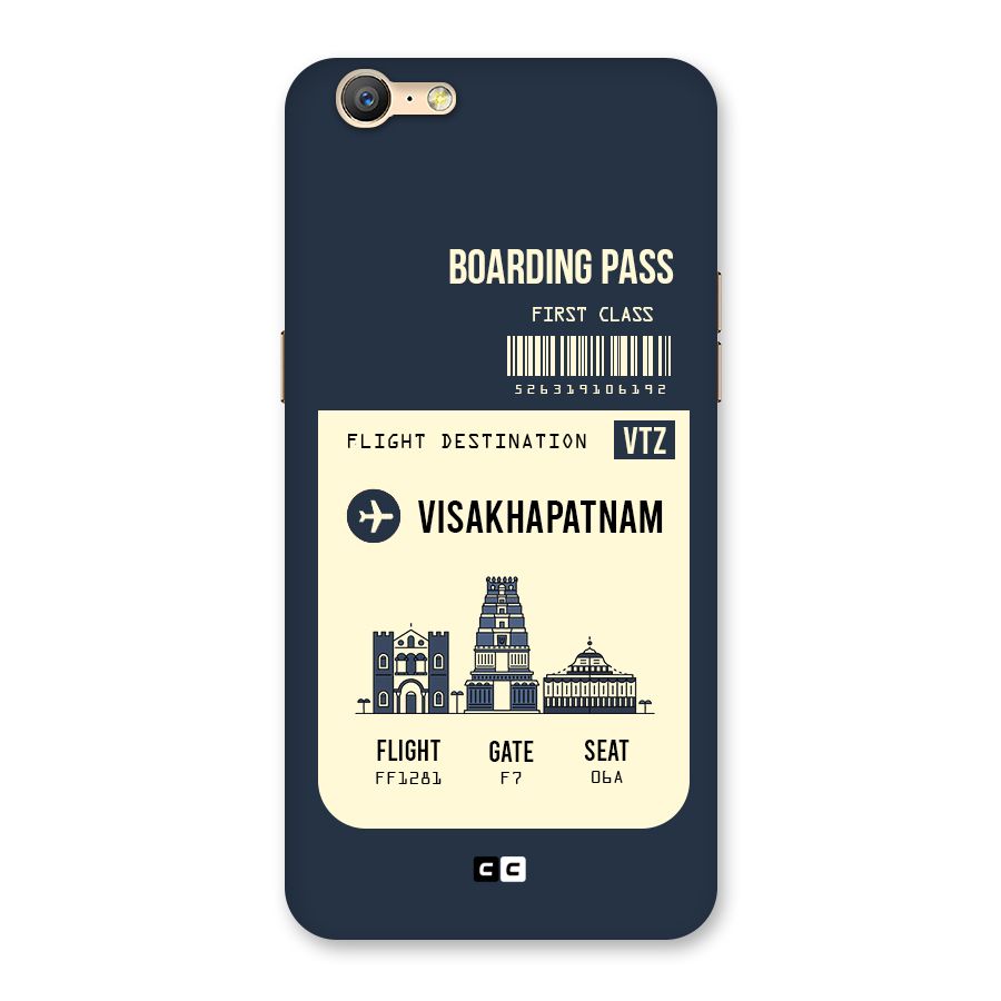 Vishakapatnam Boarding Pass Back Case for Oppo A57
