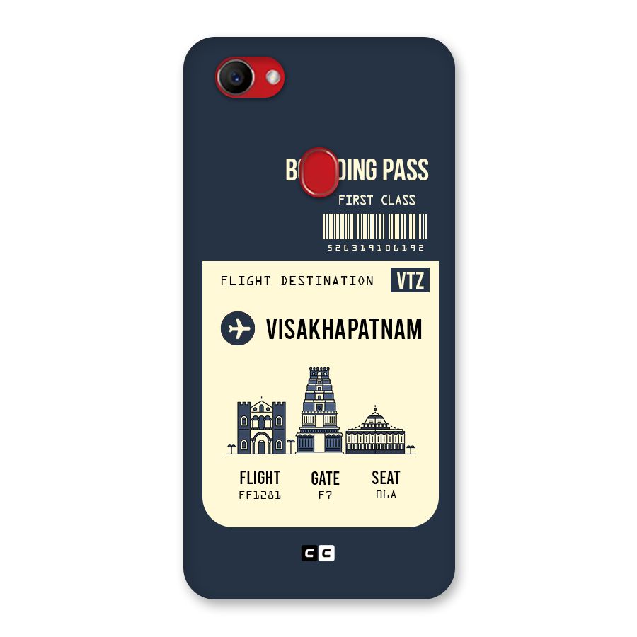 Vishakapatnam Boarding Pass Back Case for Oppo F7