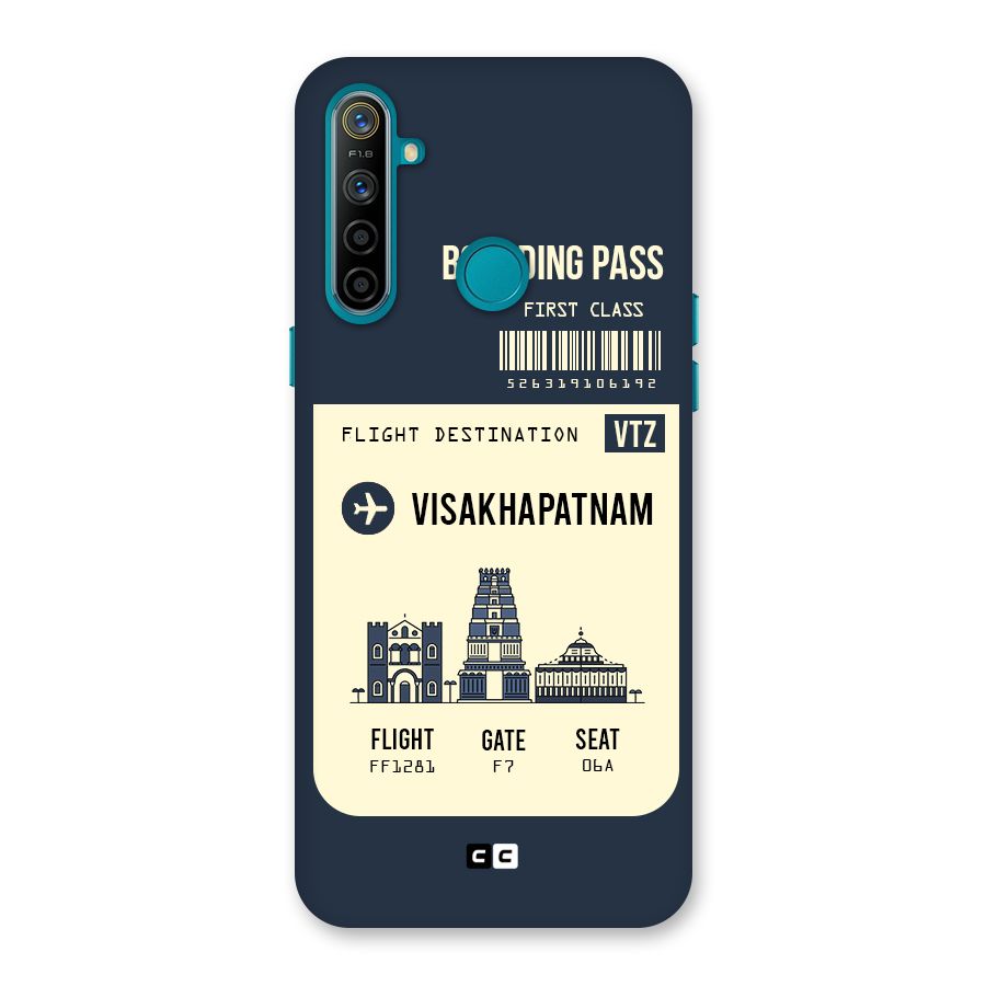 Vishakapatnam Boarding Pass Back Case for Realme 5i