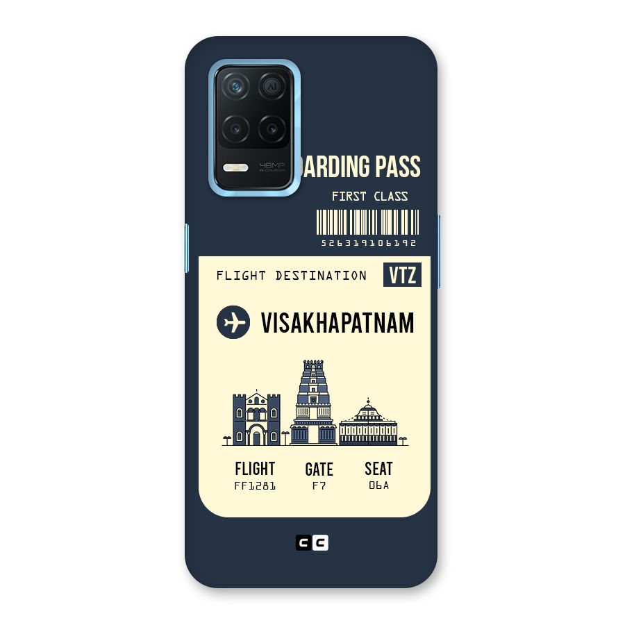 Vishakapatnam Boarding Pass Back Case for Realme 8s 5G