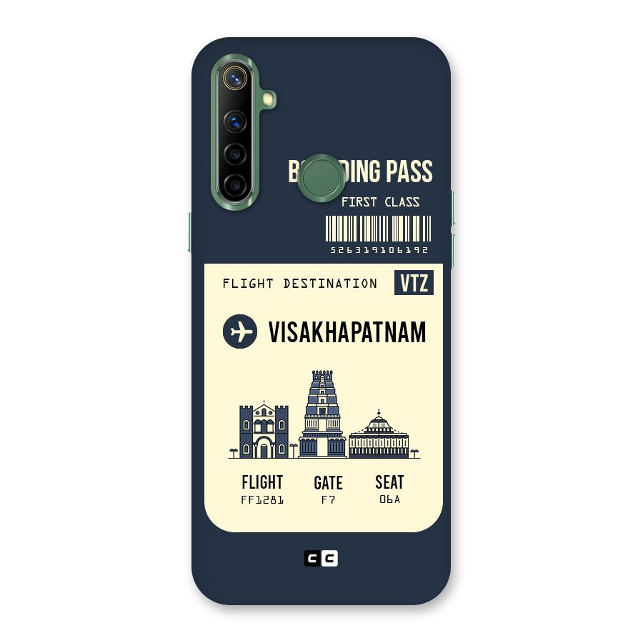 Vishakapatnam Boarding Pass Back Case for Realme Narzo 10