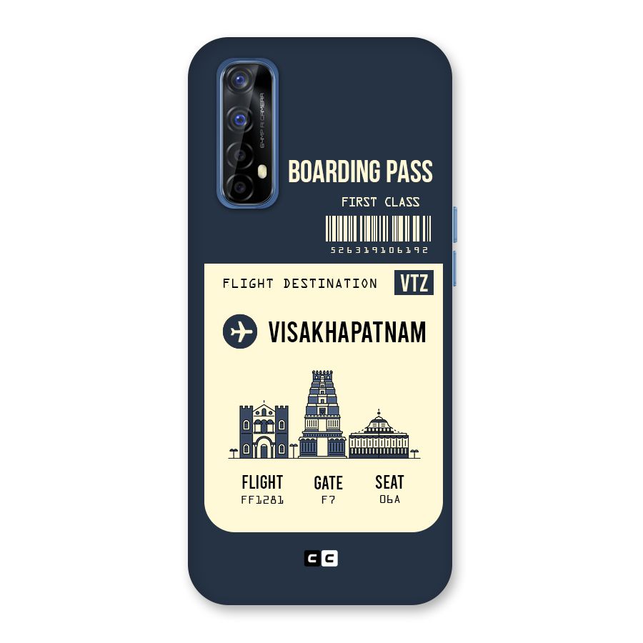 Vishakapatnam Boarding Pass Back Case for Realme Narzo 20 Pro