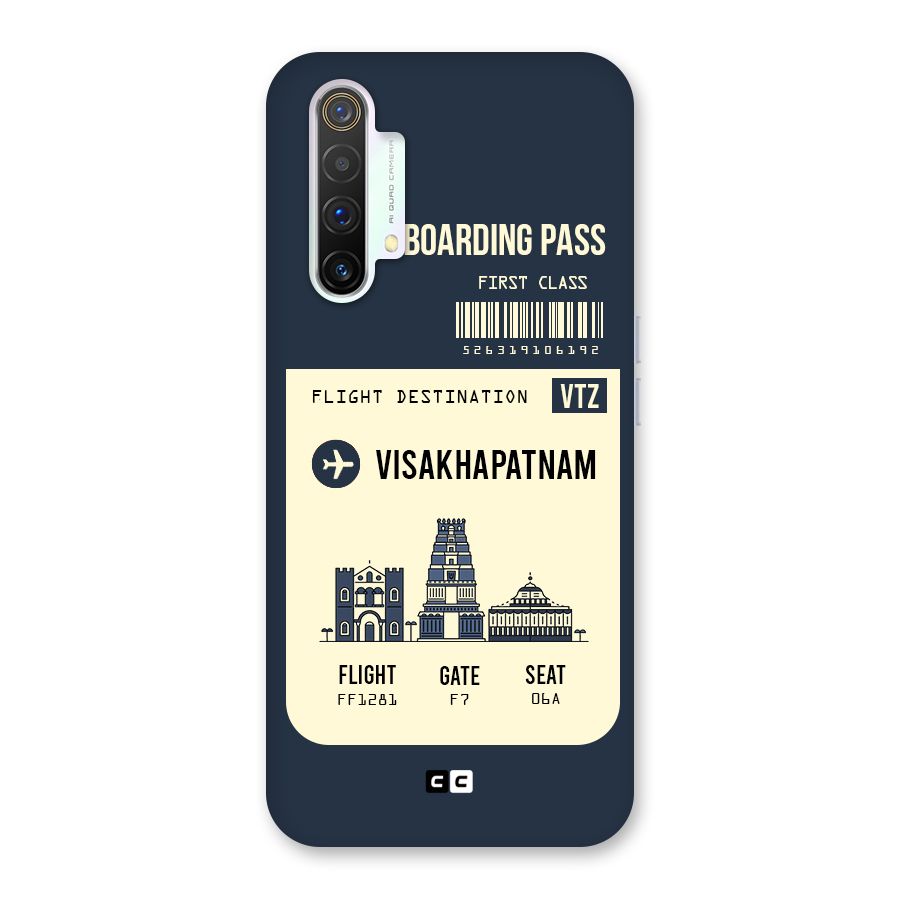 Vishakapatnam Boarding Pass Back Case for Realme X3 SuperZoom