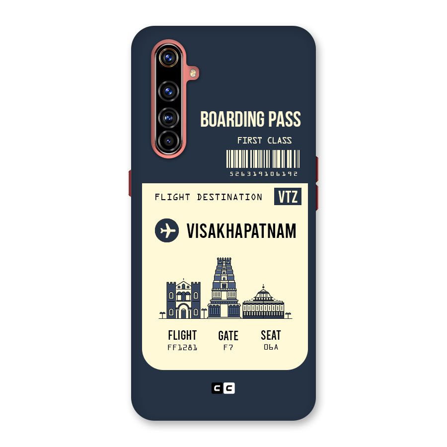 Vishakapatnam Boarding Pass Back Case for Realme X50 Pro