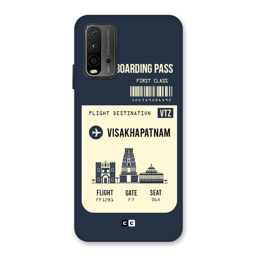 Vishakapatnam Boarding Pass Back Case for Redmi 9 Power