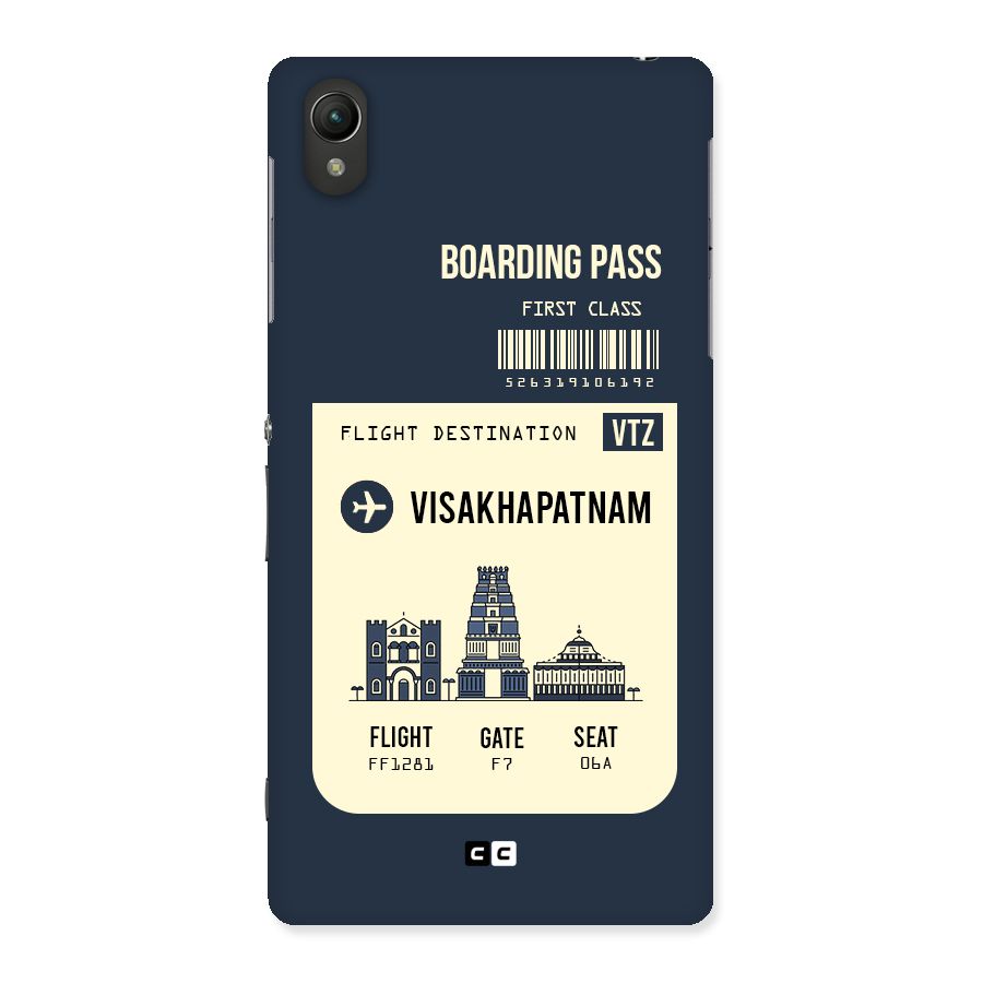 Vishakapatnam Boarding Pass Back Case for Sony Xperia Z2