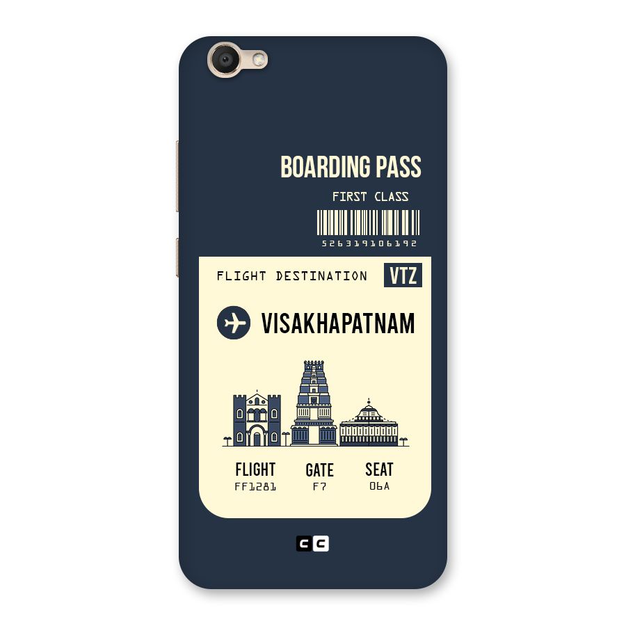 Vishakapatnam Boarding Pass Back Case for Vivo V5