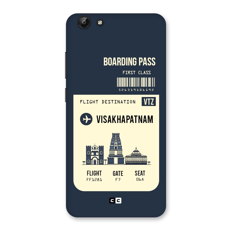 Vishakapatnam Boarding Pass Back Case for Vivo Y69