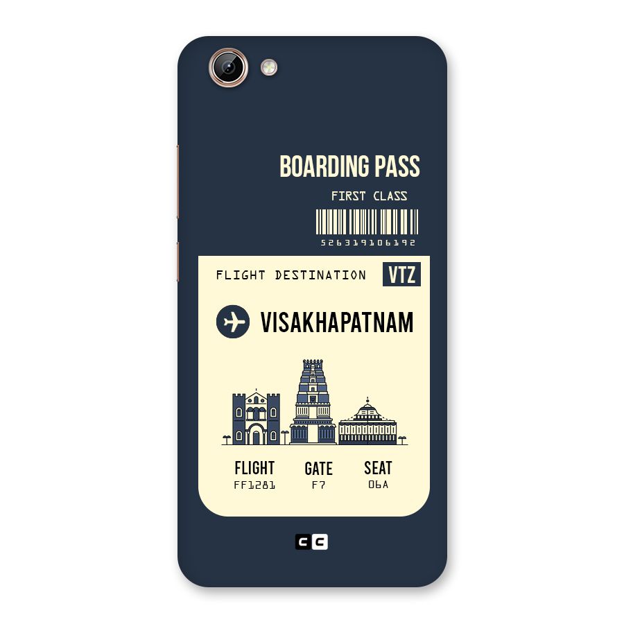 Vishakapatnam Boarding Pass Back Case for Vivo Y71