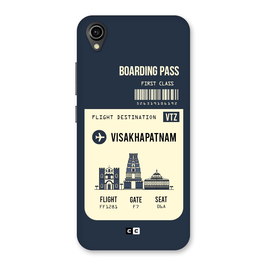 Vishakapatnam Boarding Pass Back Case for Vivo Y90