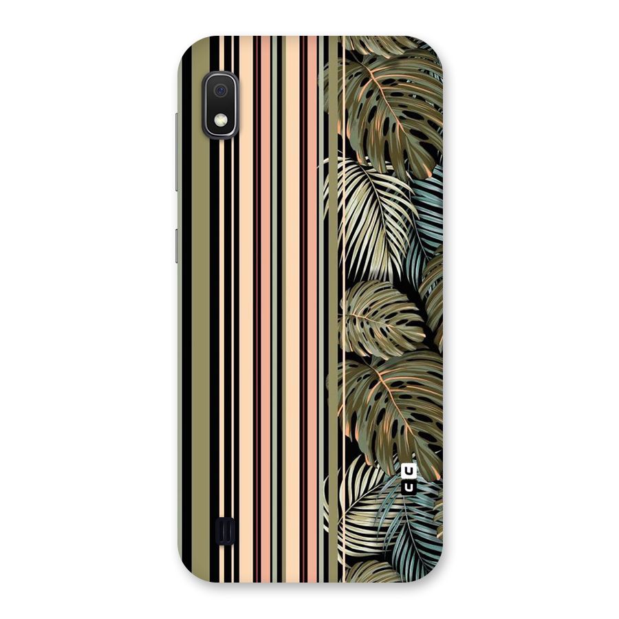 Visual Art Leafs Back Case for Galaxy A10