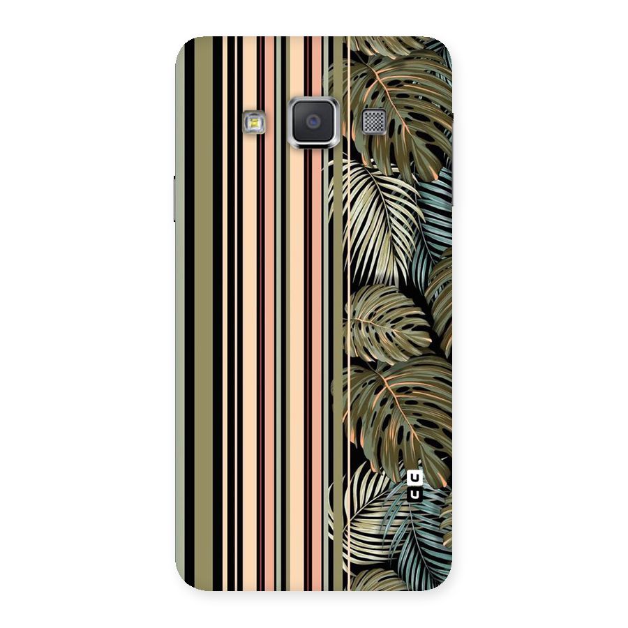 Visual Art Leafs Back Case for Galaxy A3