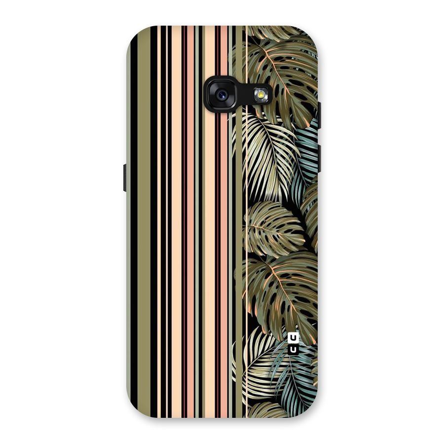 Visual Art Leafs Back Case for Galaxy A3 (2017)