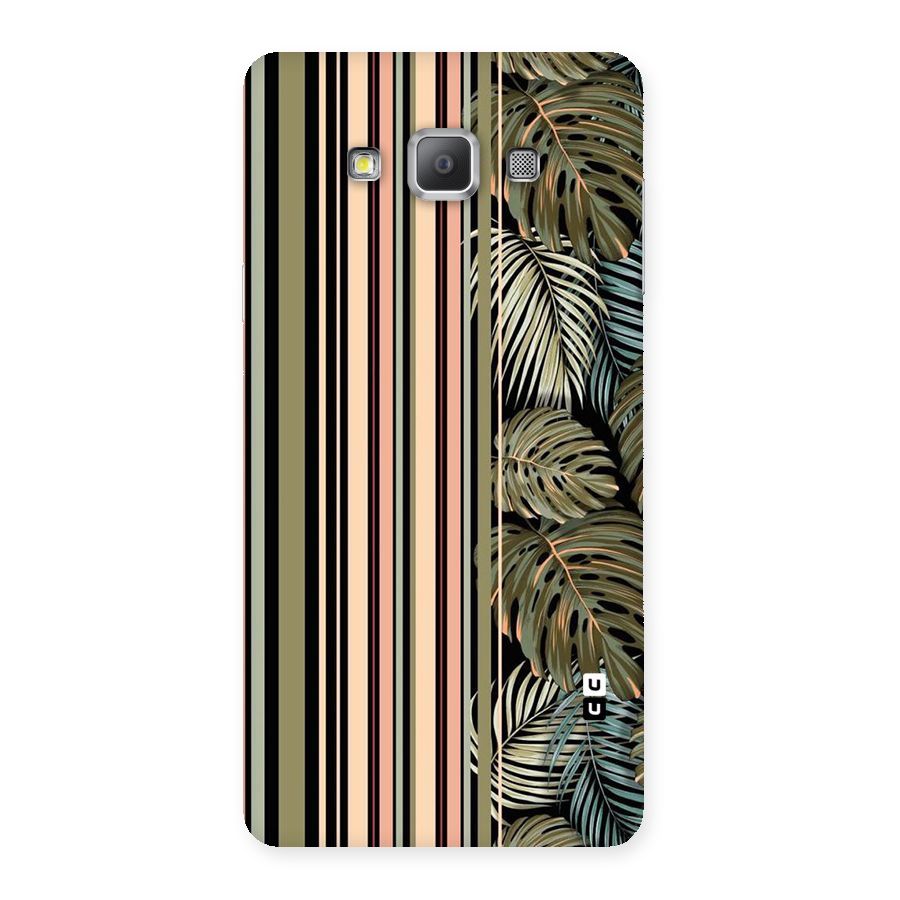 Visual Art Leafs Back Case for Galaxy A7