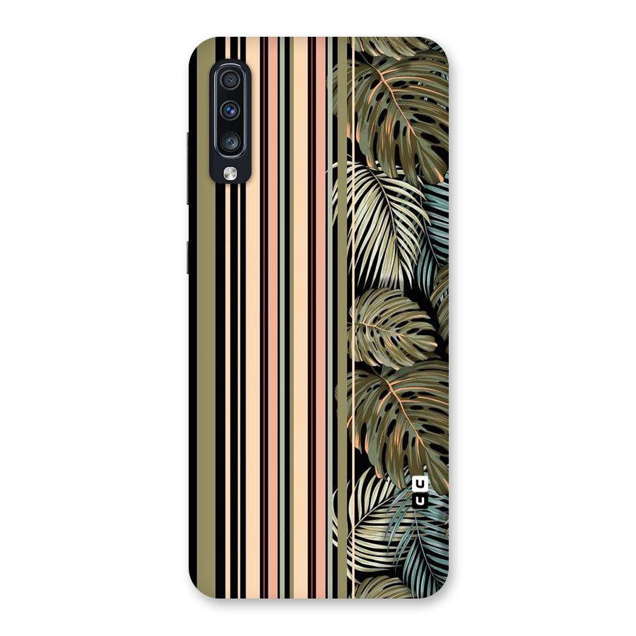 Visual Art Leafs Back Case for Galaxy A70