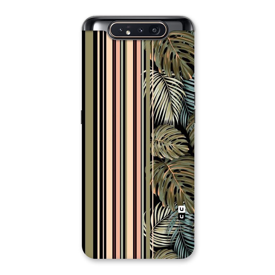 Visual Art Leafs Back Case for Galaxy A80
