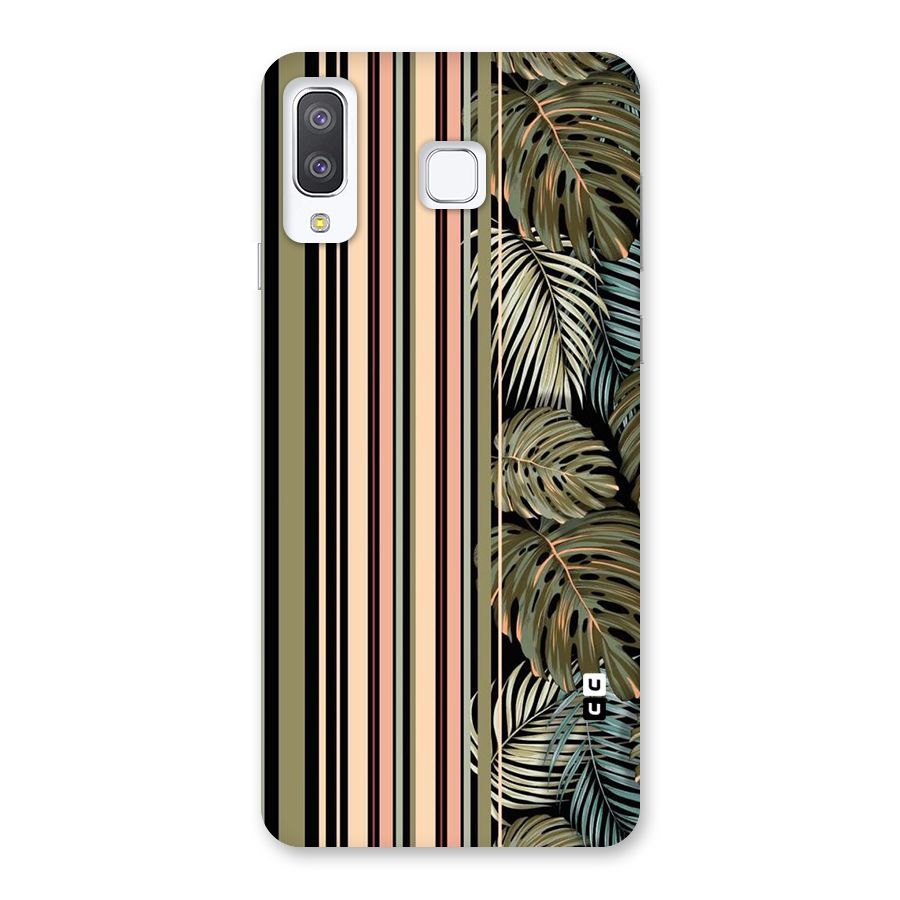 Visual Art Leafs Back Case for Galaxy A8 Star