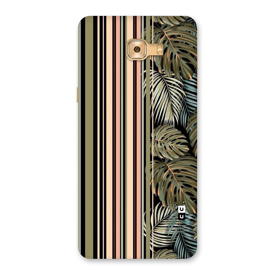 Visual Art Leafs Back Case for Galaxy C9 Pro