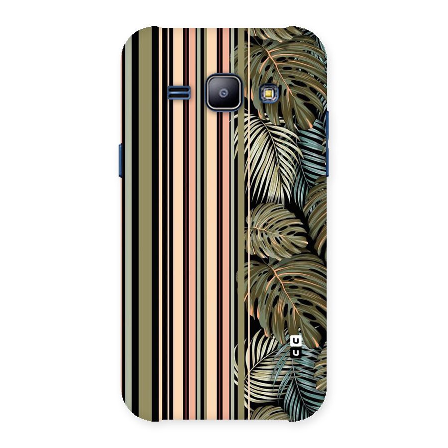 Visual Art Leafs Back Case for Galaxy J1
