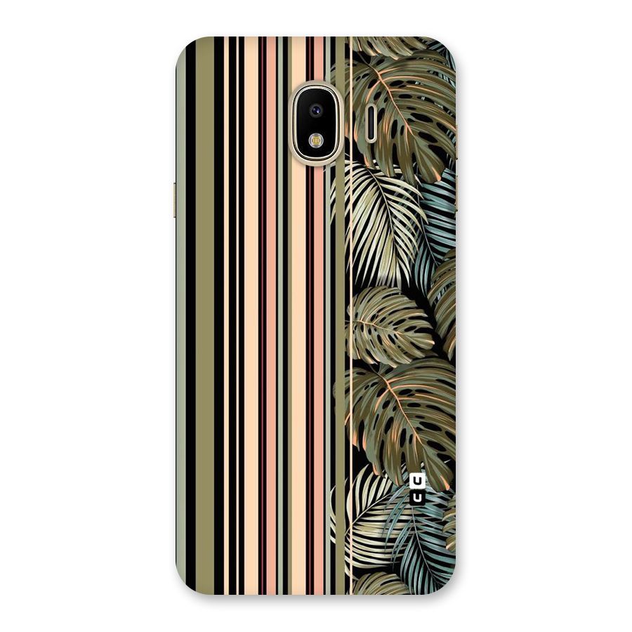 Visual Art Leafs Back Case for Galaxy J4