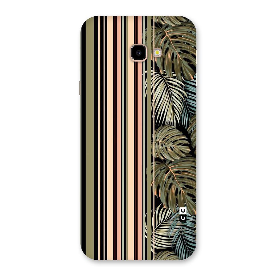 Visual Art Leafs Back Case for Galaxy J4 Plus