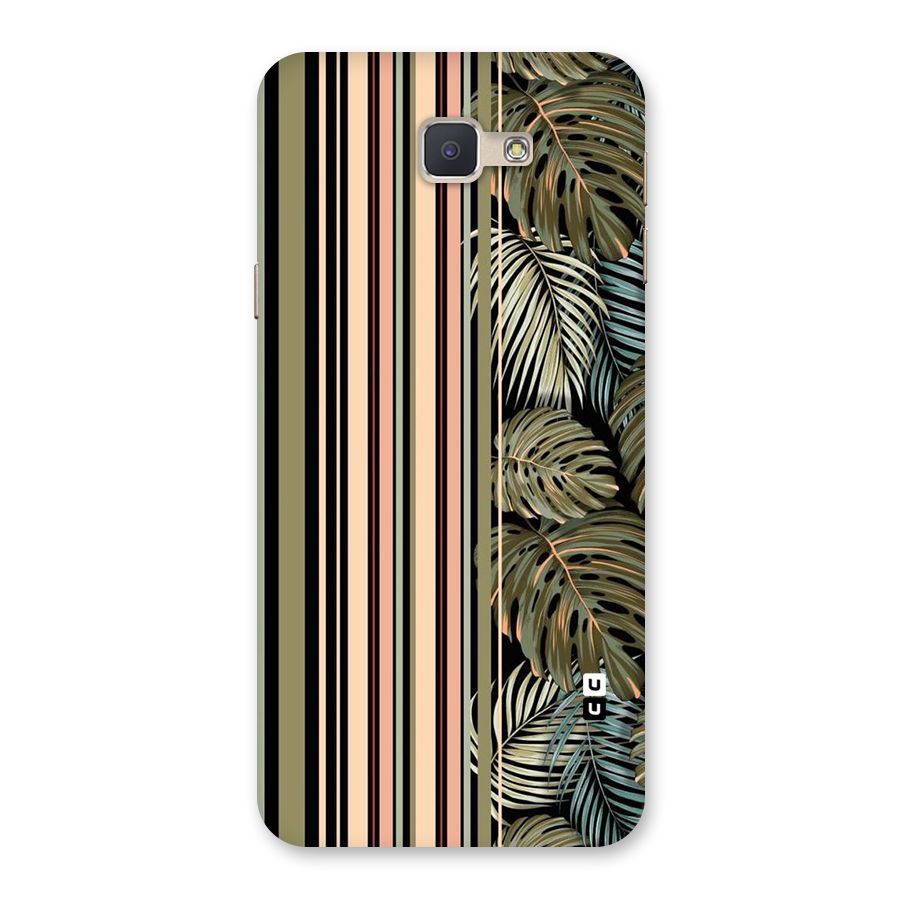 Visual Art Leafs Back Case for Galaxy J5 Prime