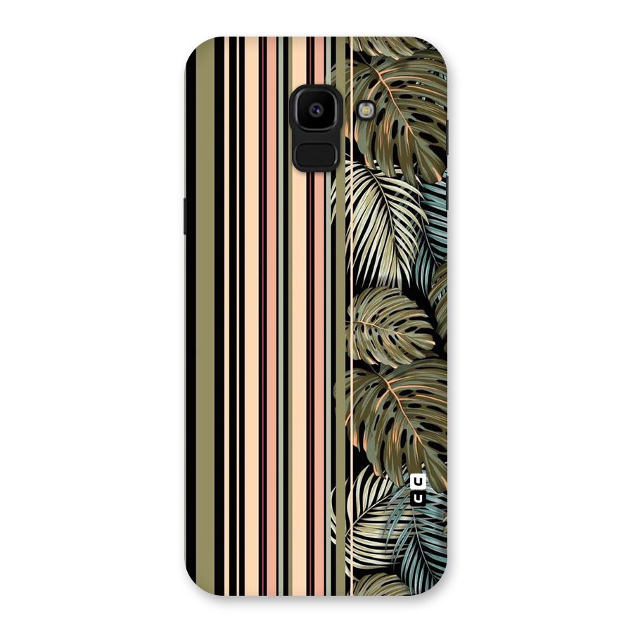 Visual Art Leafs Back Case for Galaxy J6
