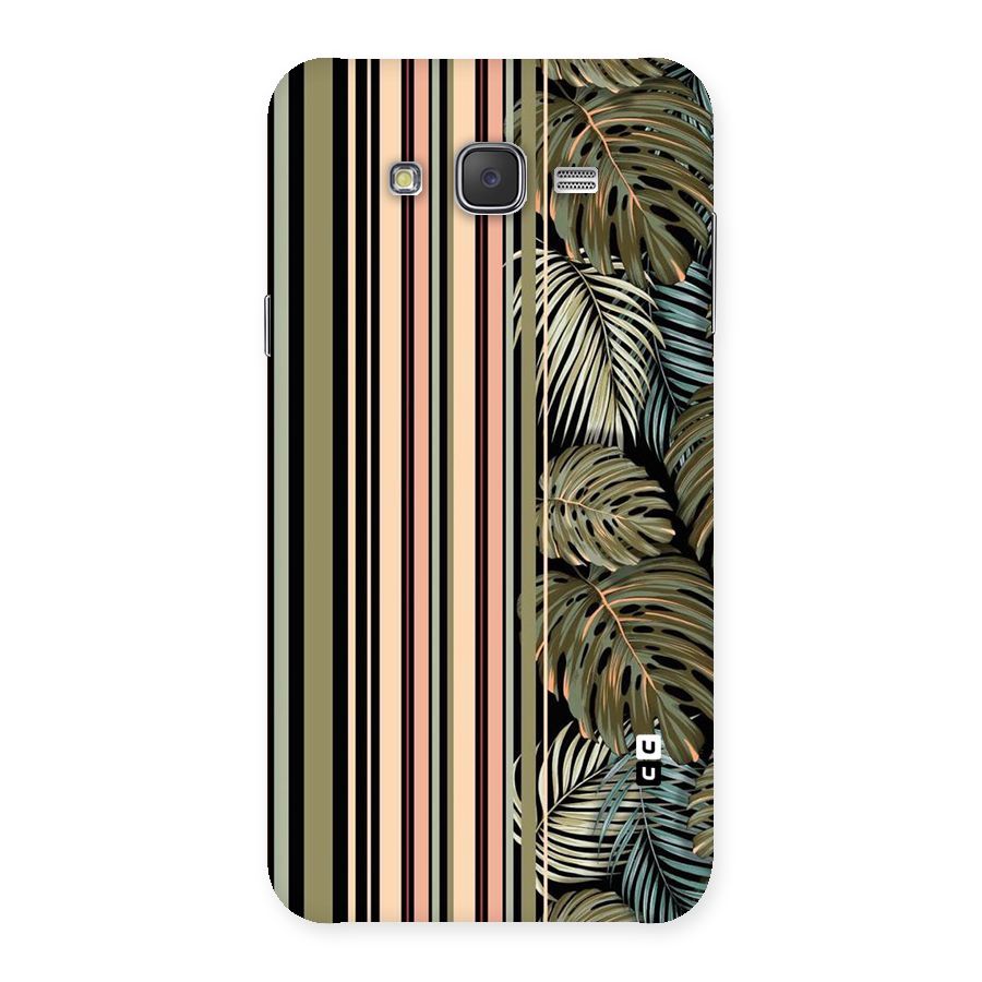 Visual Art Leafs Back Case for Galaxy J7