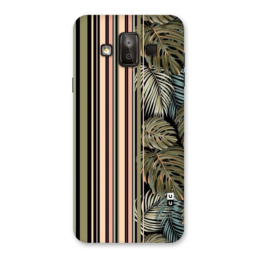 Visual Art Leafs Back Case for Galaxy J7 Duo