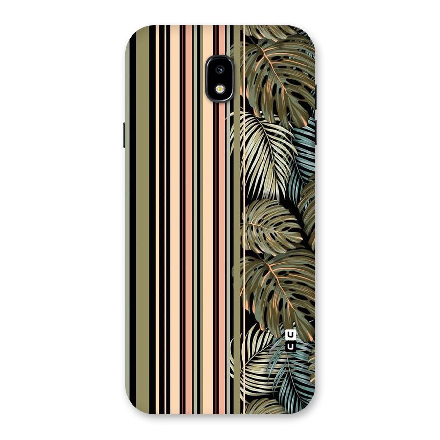 Visual Art Leafs Back Case for Galaxy J7 Pro