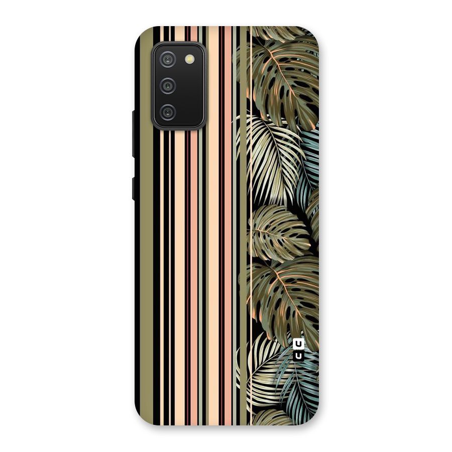 Visual Art Leafs Back Case for Galaxy M02s