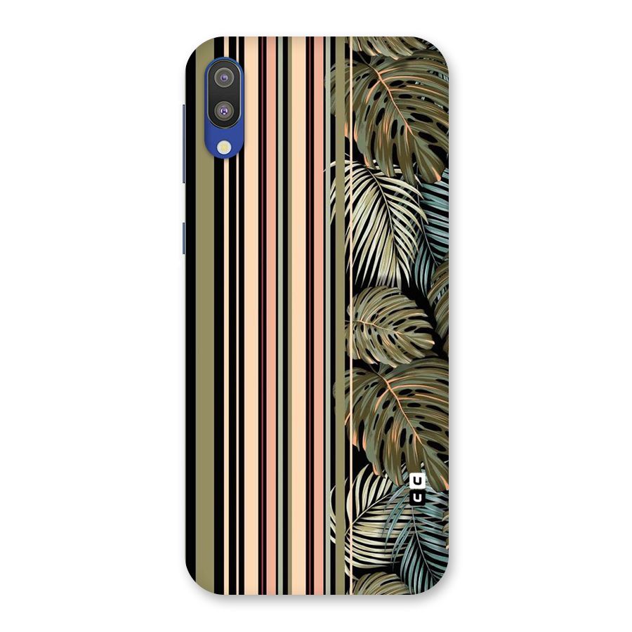 Visual Art Leafs Back Case for Galaxy M10