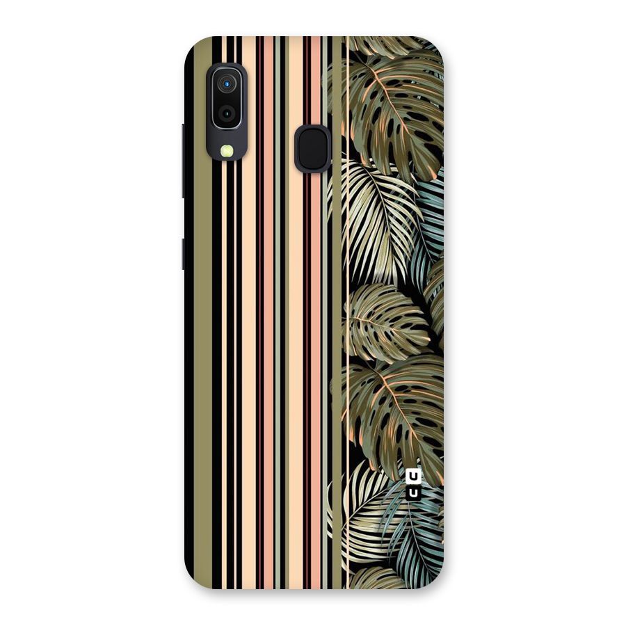 Visual Art Leafs Back Case for Galaxy M10s