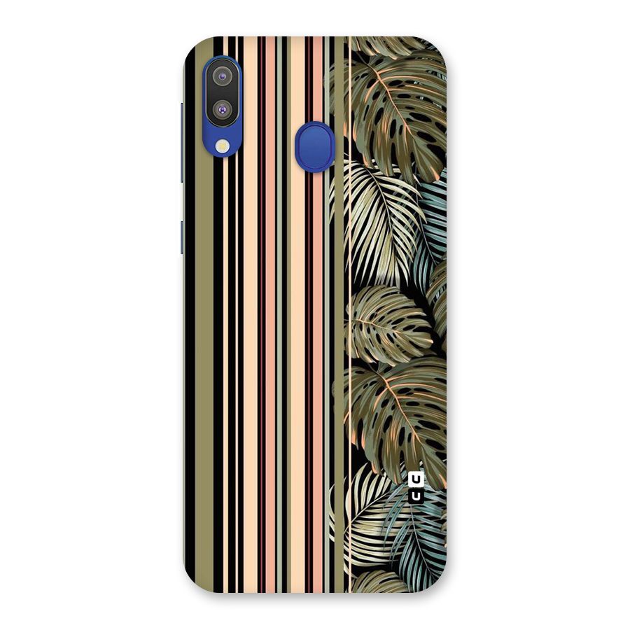 Visual Art Leafs Back Case for Galaxy M20