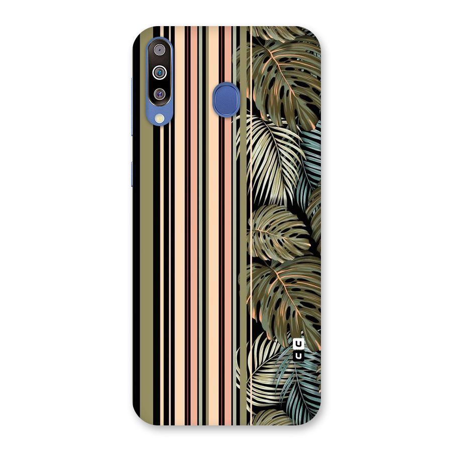 Visual Art Leafs Back Case for Galaxy M30